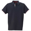Dirran Button Mens Cotton Polos Navy